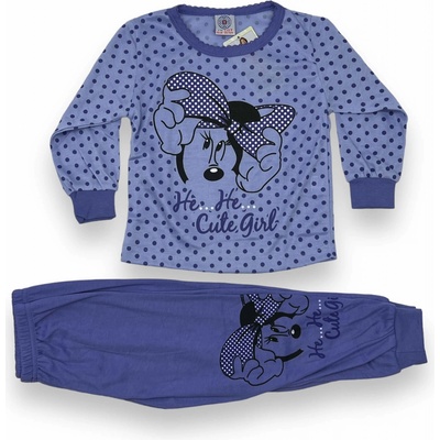 Vn.Lot dívčí pyžamo Minnie fialová