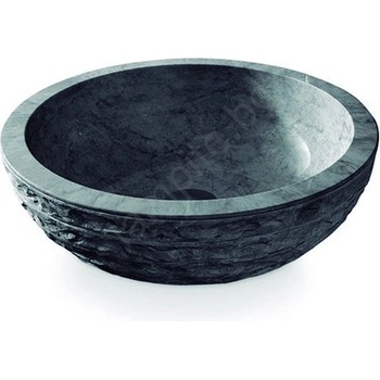 Bathco 00317 - Умивалник за плот PUKET диаметър 45 см камен/сив (BO0016)