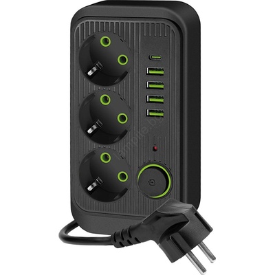 Kobi 3 Plug + 5 USB Switch (KB0451)