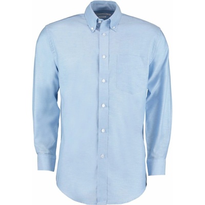 Kustom Kit košile Oxford s dlouhým rukávem KK 351 light blue