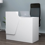 TopMebel Merlin TopMebel меламиново рецепция в бял цвят 110x50x101.8cm