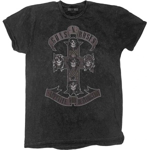 Guns N' Roses Monochrome Cross Dip-Dye On Black M Риза (GNRTS97MDD02)