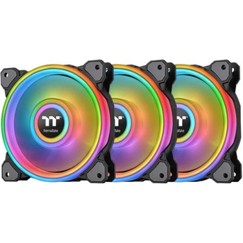 Thermaltake Riing Quad 12 RGB Premium Edition 3-pack Black (CL-F088-PL12SW-A)