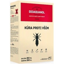 Bioaquanol kúra proti vším šampon 250 ml + balzám 250 ml + hřeben dárková sada