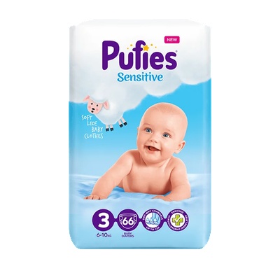 pufies Бебешки памперси Pufies №3 от 6 до 10кг -66бр (СЂ-9294-3)