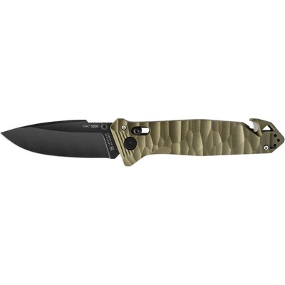 TB outdoor Cac S200 French Army Knife Textured Pa6 Smooth Цвят: тъмно зелен