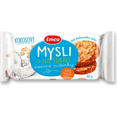 Emco - cereální sušenky - kokosové, 60 g
