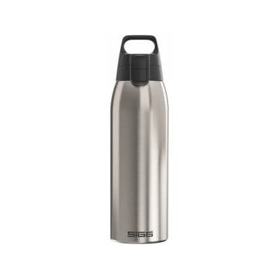 SIGG - Insulated drinking bottle - Thermos bottle Shield Therm One Brushed - carbonated drinks - leak-proof - dishwasher safe - BPA-free - 90% recycled stainless steel - silver - 1L - 6218.00