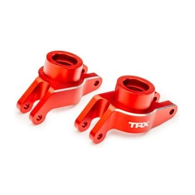 Traxxas задни главини алуминиеви червено анодирани (чифт)