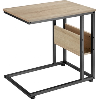 tectake 404278 odkládací stolek wigan - industrial světlé dřevo