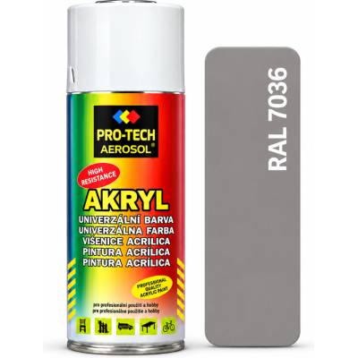 PRO-TECH akrylová farba v spreji 400 ml sivá platinová