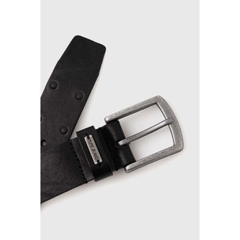 Pepe Jeans Кожен колан Pepe Jeans KENT BELT мъжки в черно PM021030 (PM021030)