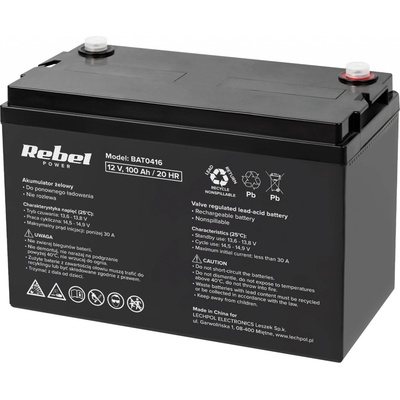 REBEL 12V 100Ah BAT0416