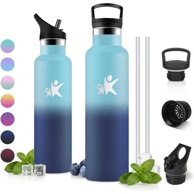 Japoria termoláhev dvoustěnná 750 ml tm.modrá sv.modrá