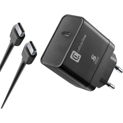 Cellularline Зарядно 220V PD с кабел USB-C 45W 9259