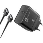 Cellularline Зарядно 220V PD с кабел USB-C 45W 9259