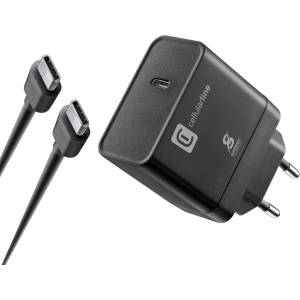 Cellularline Зарядно 220V PD с кабел USB-C 45W 9259