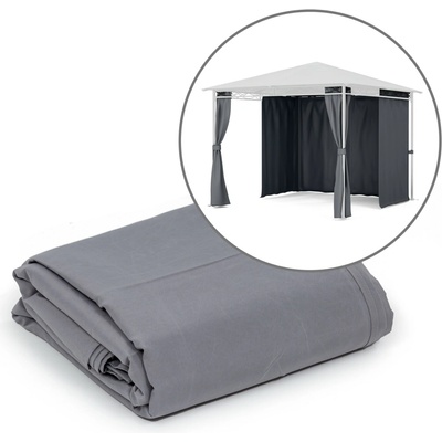 Blumfeldt Mondo 3x3 boční stěny Šedá