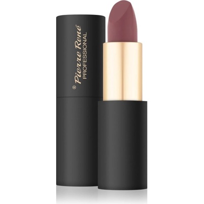 Pierre René Satin Pure dlouhotrvající rtěnka s matným efektem no,04 Rosie 4,8 g