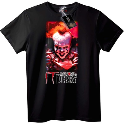 NOONEBRAND Тениска IT Pennywise Добре дошли в Дери - 7XL, White