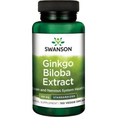 Swanson Delayed-Release Standardized Ginkgo 120 mg [100 капсули]