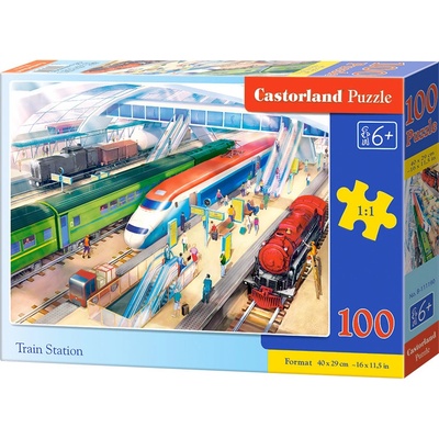 Castorland Train Station 100 dielov