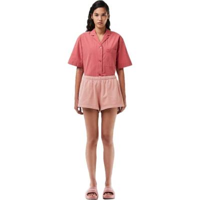 Lacoste Поларени къси панталони Lacoste Women's Fleece Jogger Shorts - Eco Pink
