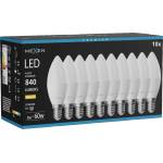Mexen Nova 10x LED крушка E14, C37, 8W, Топла - 3000K, 840 lm - L102-E14-0830-01x10 (L102-E14-0830-01x10)