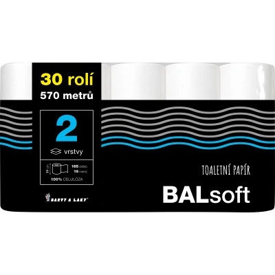 BALsoft 2vrstvý toaletní papír 30 ks