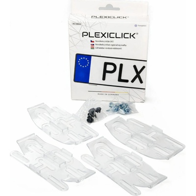 Neviditelný držák registrační značky PlexiClick