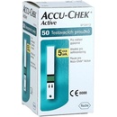 Domácí diagnostické testy Accu-Chek Active testovací proužky 50 ks