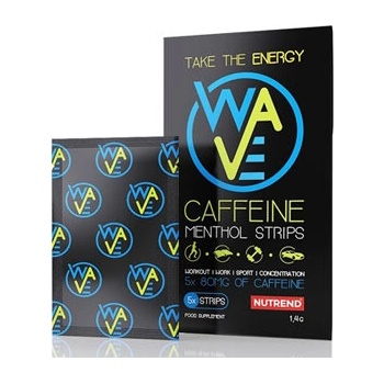 Nutrend Wave Caffeine mentol strips 14 g