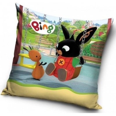 Carbotex zajačik Bing a Flop na hojdačke 40 x 40 cm