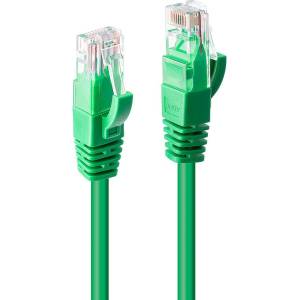 Lindy Пач кабел LINDY 48052, U/UTP, Cat. 6, 10m, зелен (48052)