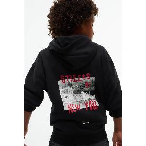 Tommy Hilfiger суичър с качулка за деца с памук (KB0KB10635.9BY2)