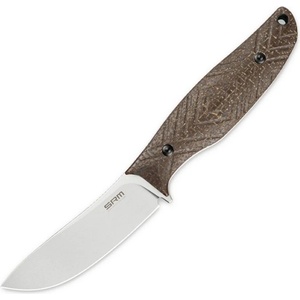 SRM Нож с фиксирано острие SRM Fossa 605T-MW - 14C28N острие и дръжка от Micarta (d-29-47-4899)