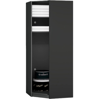 Carmen Ъглов гардероб york - графит (3575572)