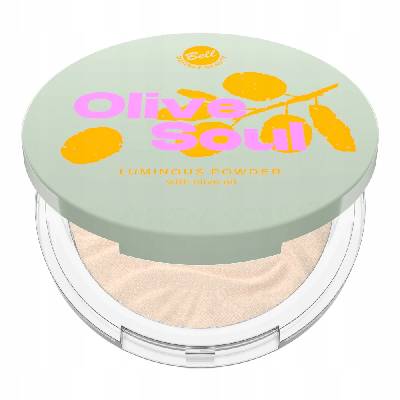 Bell Olive Soul Озаряваща пудра за лице, 01 Dewy Olive, 6.8 g