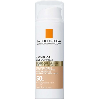 La Roche-Posay Anthelios Тониран слънцезащитен крем Age Correct CC, SPF50, 50 ml