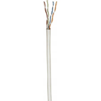 Intellinet 704663 UTP kabel, Cat6, drát, 23AWG, materiál CCA, 305m, šedý