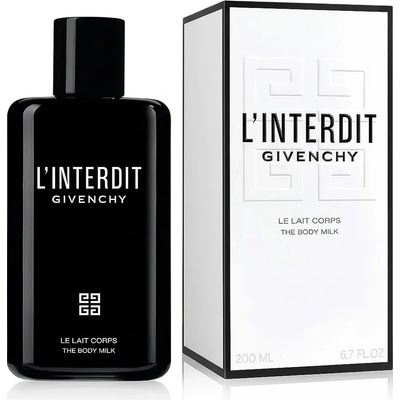 Givenchy L'INTERDIT THE BODY MILK tělové mléko dámská 200 ml
