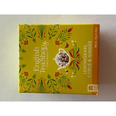 ENGLISH TEA SHOP Čaj Citrónová Tráva Zázvor a Citrusy 8 sáčků