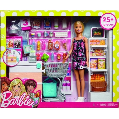 Barbie herní set supermarket – Zboží Mobilmania