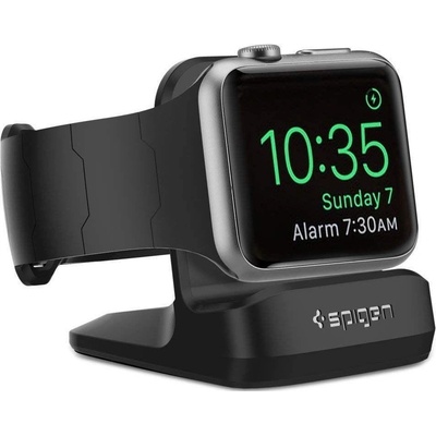 Apple Watch-Spigen noční stojan S350 Black SGP11584 – Zboží Živě