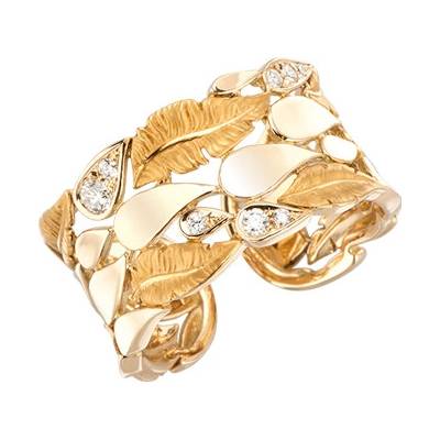 Magerit zlatý prsten s diamanty Hechizo Romance M100039