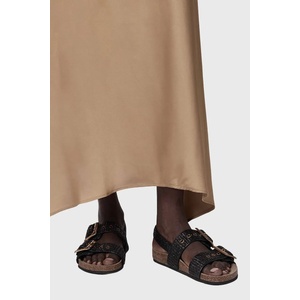 AllSaints сандали дамски Staffa Raffia Sandal (W125FE.BLK)