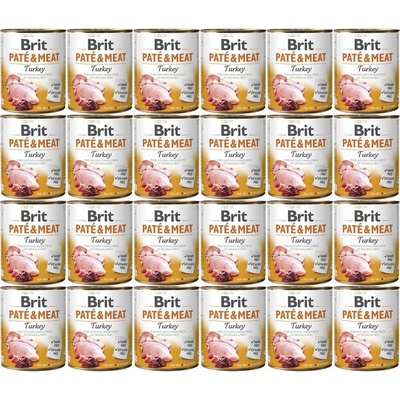 Brit Paté & Meat Dog Turkey 24 x 800 g