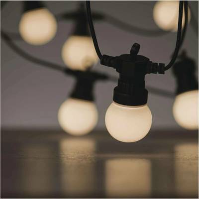 Emos DCPW01 LED světelný řetěz 10x párty žárovky mléčné