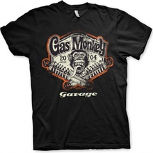 Triko Gas Monkey Garage Spring Coils černé