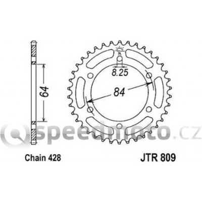 JT Sprockets JTR 809-55 – Zboží Mobilmania